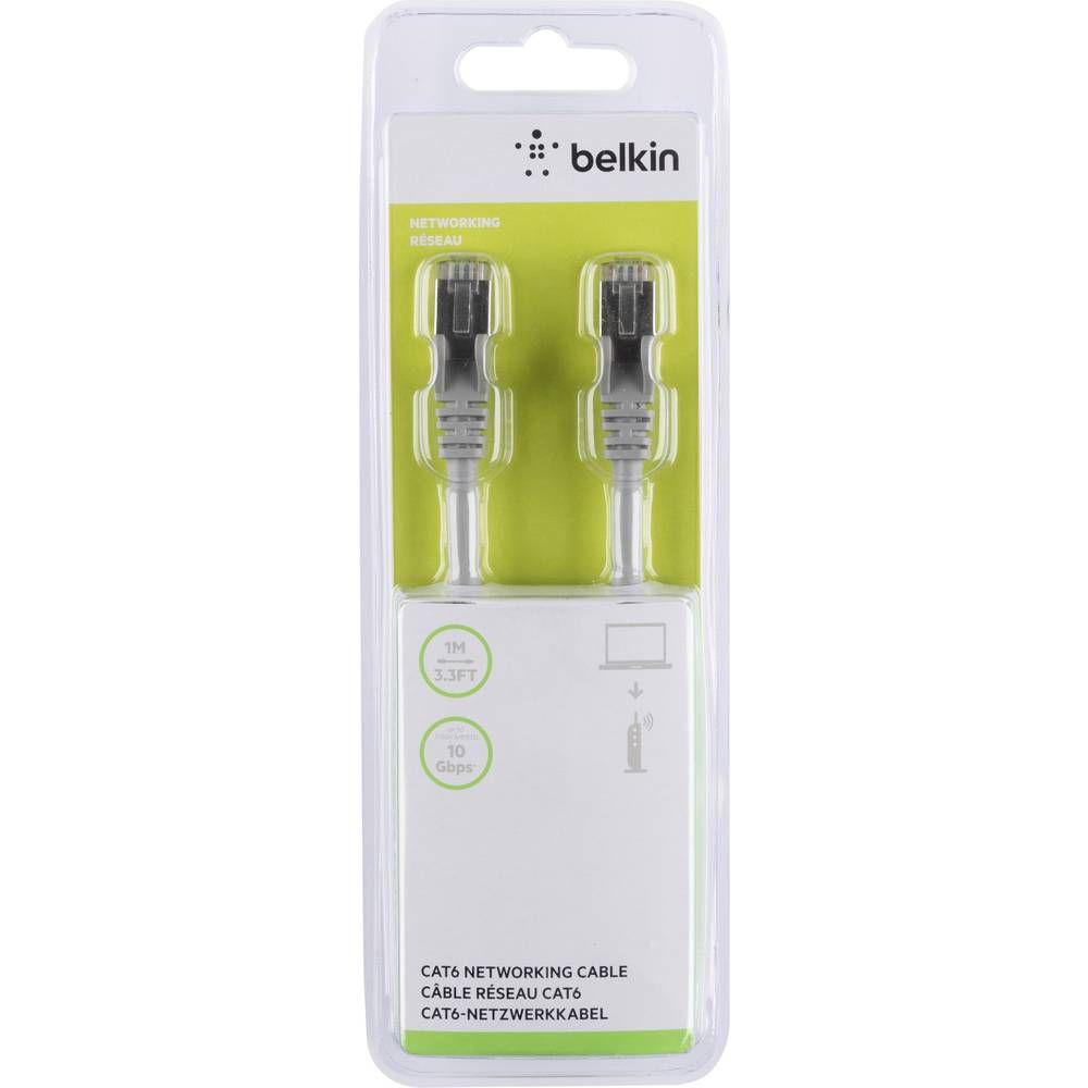 Belkin CAT 6 RJ-45 to RJ-45 Cable - 1m
