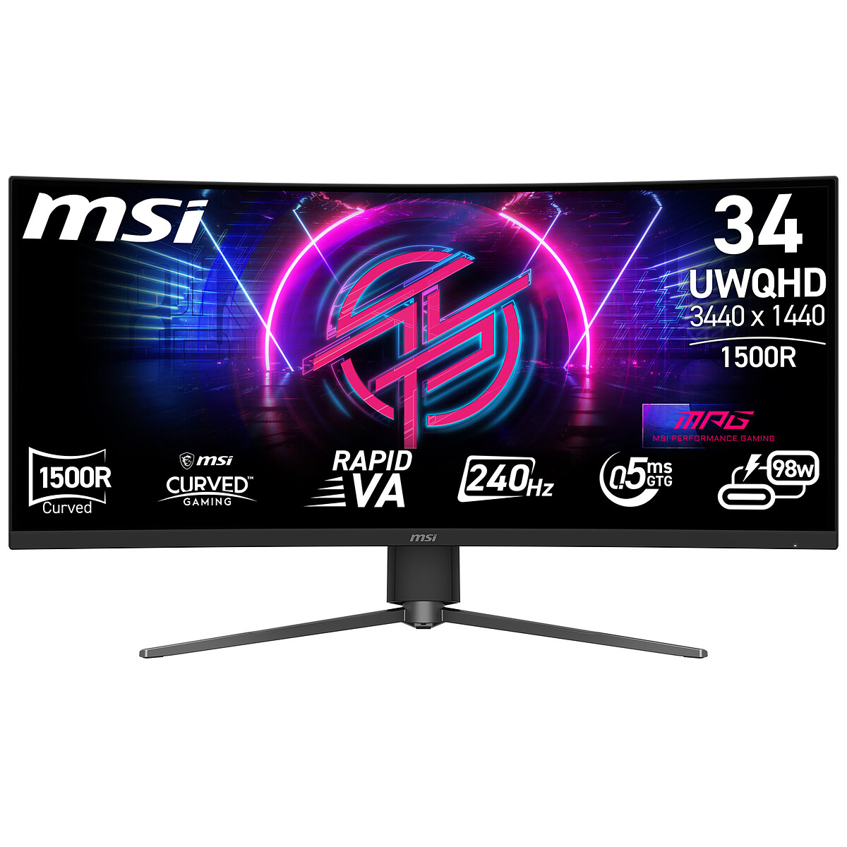 MSI 34" LED - MPG 346CQRF X24