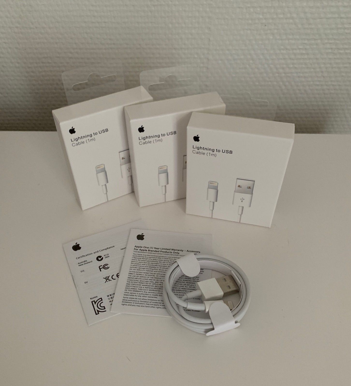 Apple Lightning Cable Set (10 ft, Original)