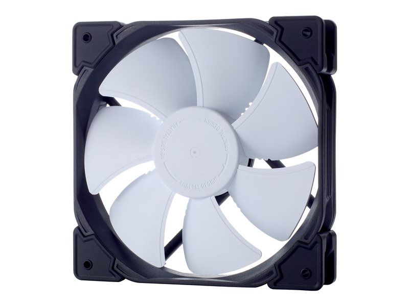 Fractal Design Venturi Series HP-12 PWM Fan - 120mm Chassis Fan - Black, White
