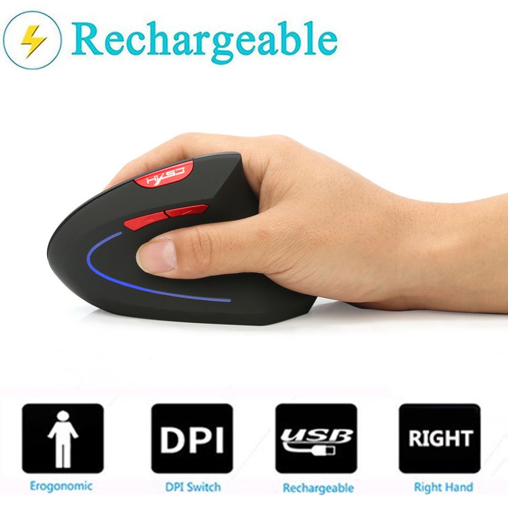 Ratón inalámbrico vertical ergonómico Nuaele