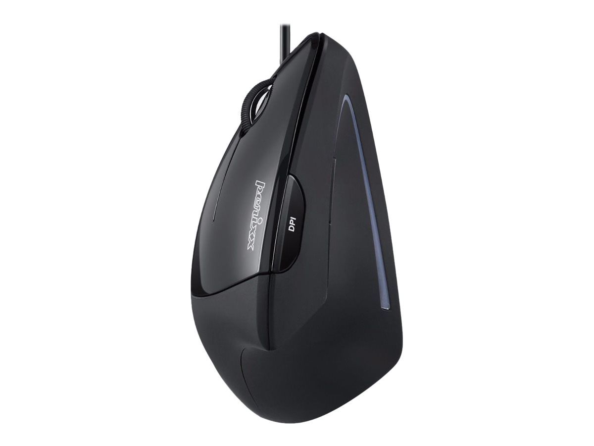 Souris optique USB ergonomique Perixx Perimice-513L (Noir)