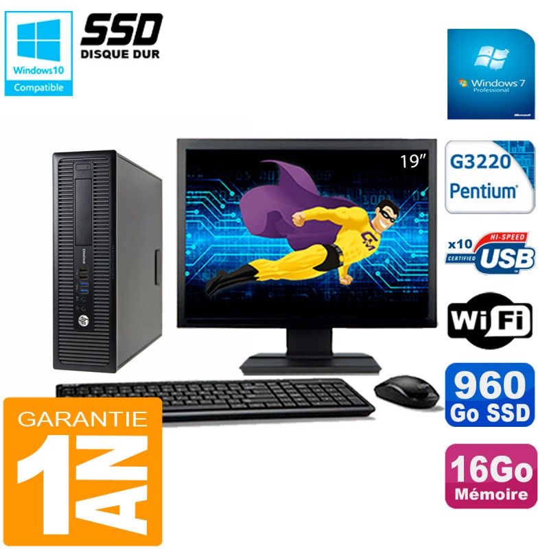 HP EliteDesk 800 G1 SFF Desktop Computer