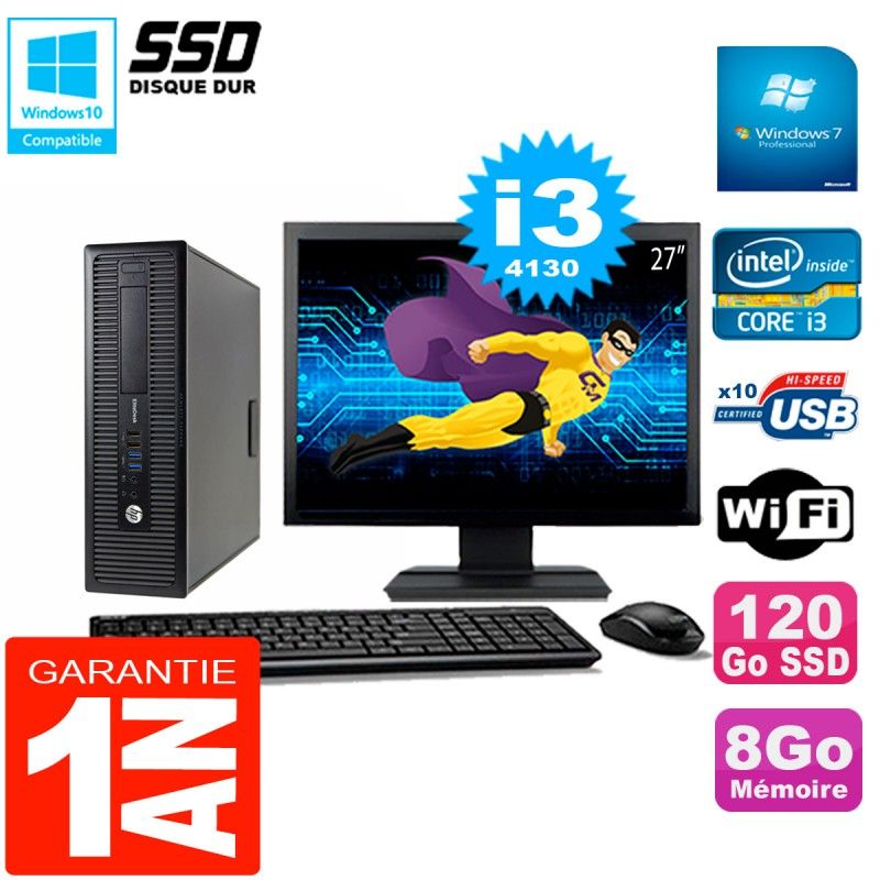 HP EliteDesk 800 G1 SFF Desktop Computer