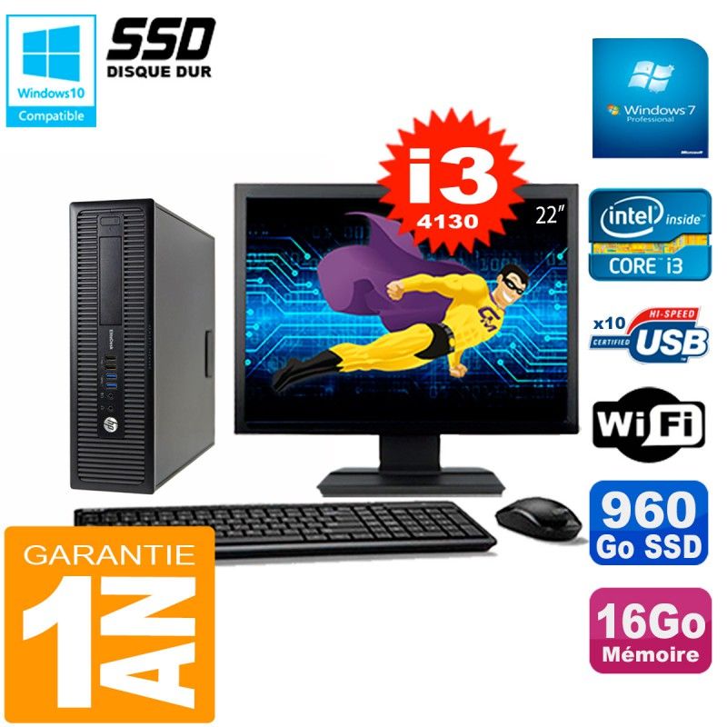 HP EliteDesk 800 G1 SFF Desktop Computer