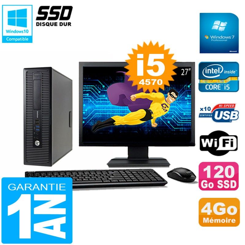 HP EliteDesk 800 G1 SFF Desktop Computer