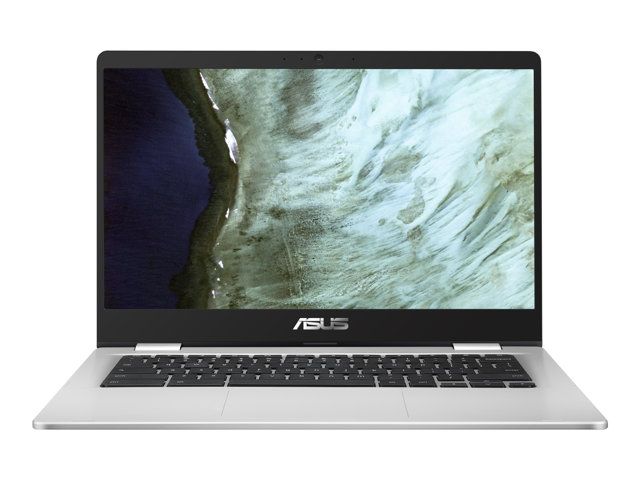 Asus Chromebook C423NA - Pentium N4200, 1.1GHz, Chrome OS, 4GB RAM, 64GB eMMC, 14' HD Touchscreen, HD Graphics 500, 802.11ac, Silver/Black