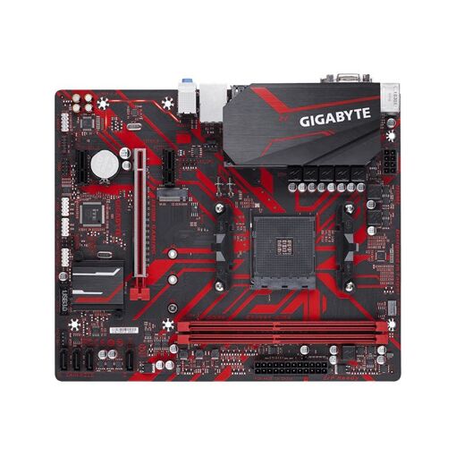 Gigabyte B450M Gaming - Placa base Micro ATX con chipset AMD B450, USB 3.1, LAN Gigabit y audio HD (8 canales)