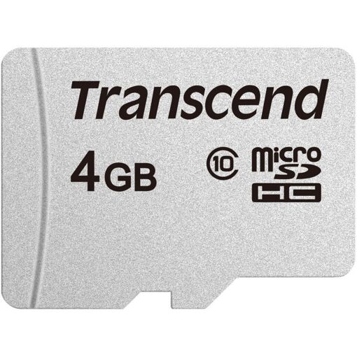 Transcend 300S - 4GB Micro SDHC Memory Card - Class 10