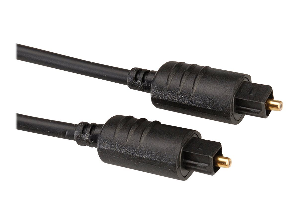 Secomp Audio Digital Cable (Optic) - 2m, TOSLINK Male to Male, Black