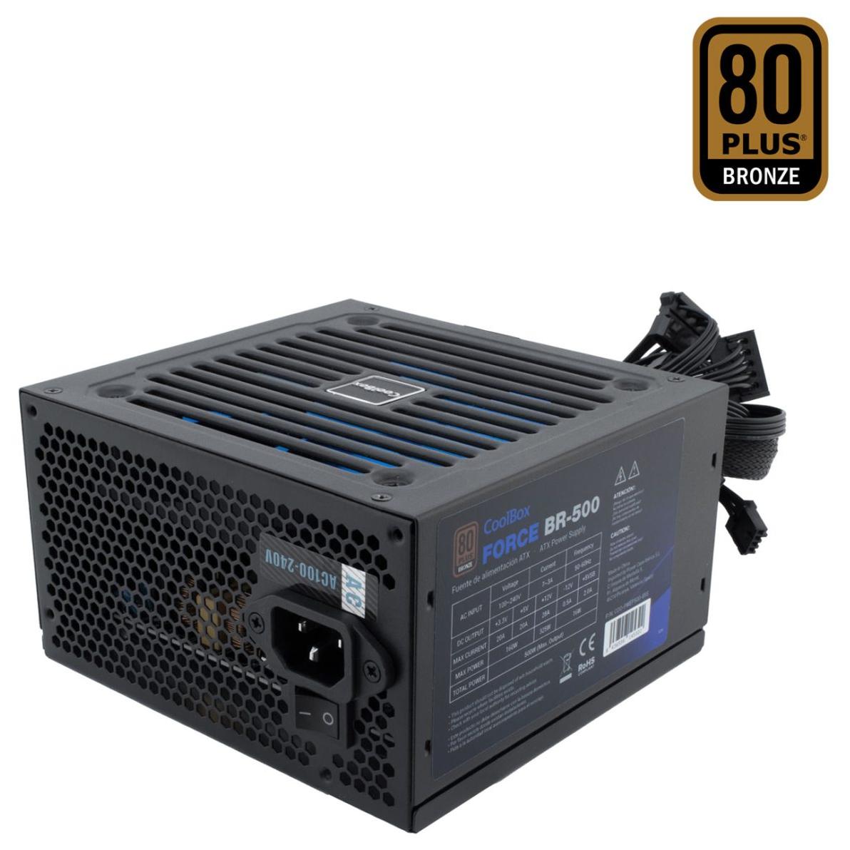CoolBox Force BR-500 500W Power Supply Unit ATX Black