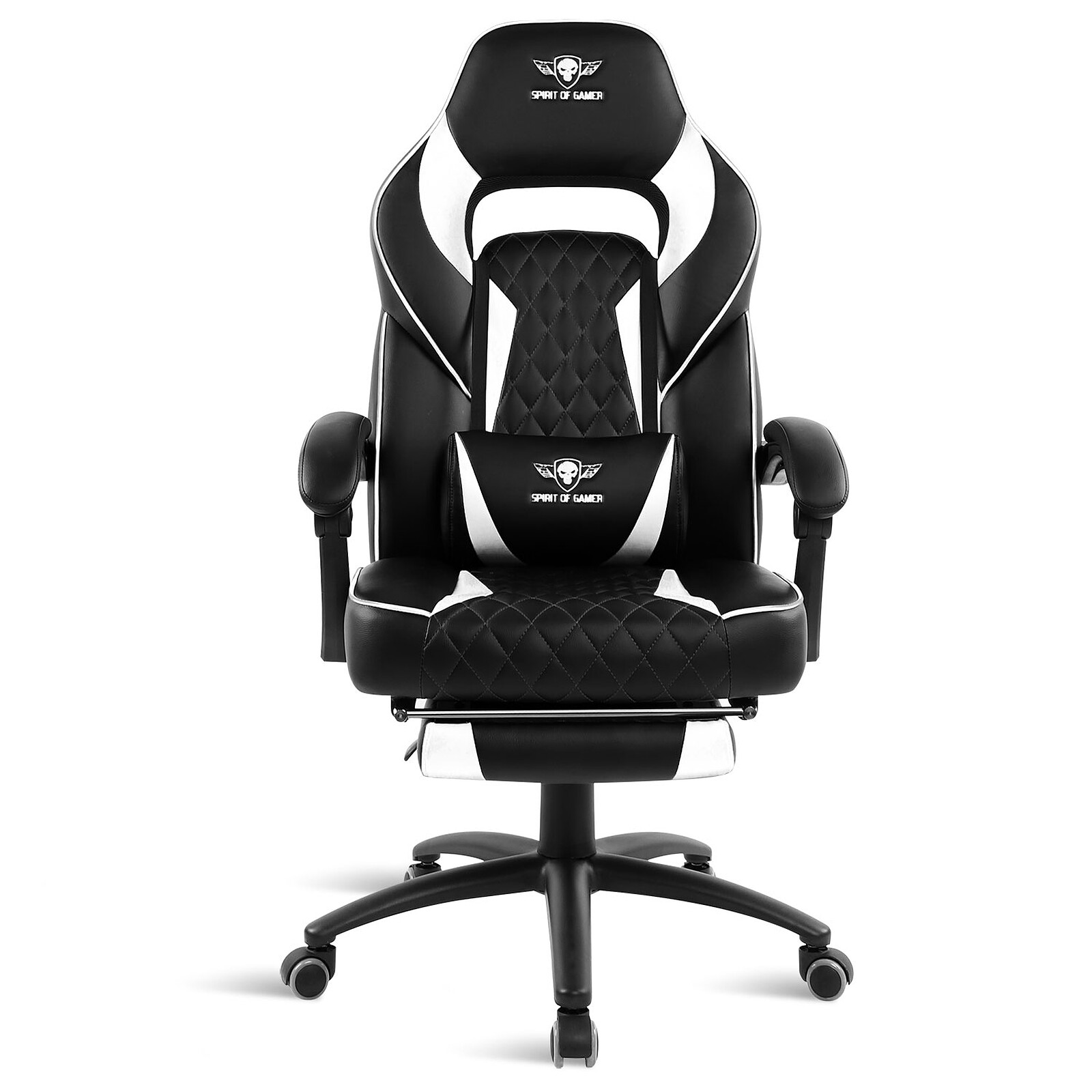 Chaise de jeu Spirit of Gamer Mustang Blanc