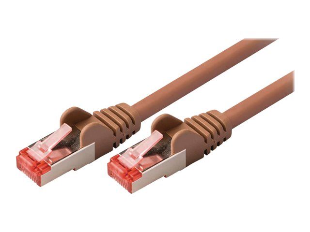 Cable de red Nedis - 7,5 m SFTP CAT6 - Moldado redondo - Marrón