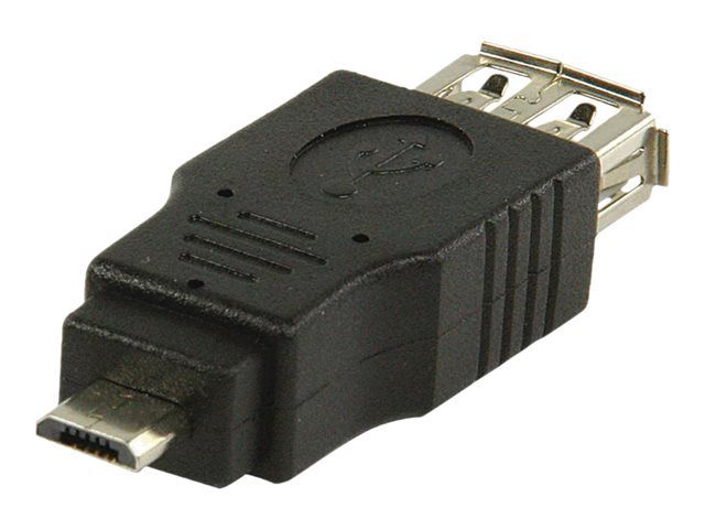 Nedis Micro-USB to USB Adapter (Type B Male to Type A Female) - Black