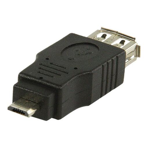 Nedis Micro-USB to USB Adapter (Type B Male to Type A Female) - Black