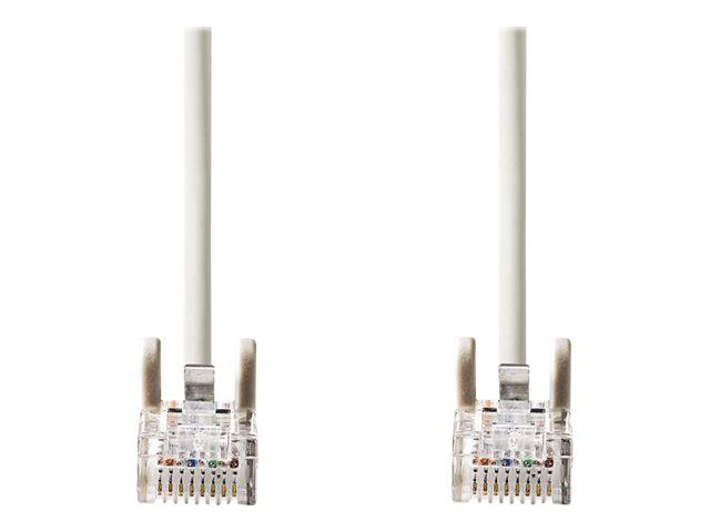 Nedis Network Cable - 2m, CAT 5e, UTP, RJ-45 (M) to RJ-45 (M), Round, Molded, No Hook, Grey