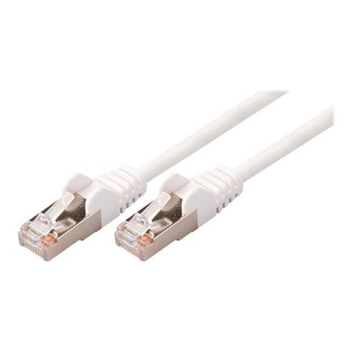 Câble réseau Nedis - 2 m, RJ-45 (M) vers RJ-45 (M), SF/UTP, CAT 5e, moulé, rond - Blanc