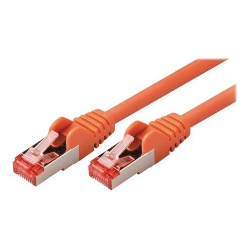 Cable de red Nedis - RJ-45 (M) a RJ-45 (M) - 15 cm - SFTP - CAT 6 - Moldado, Redondo - Naranja