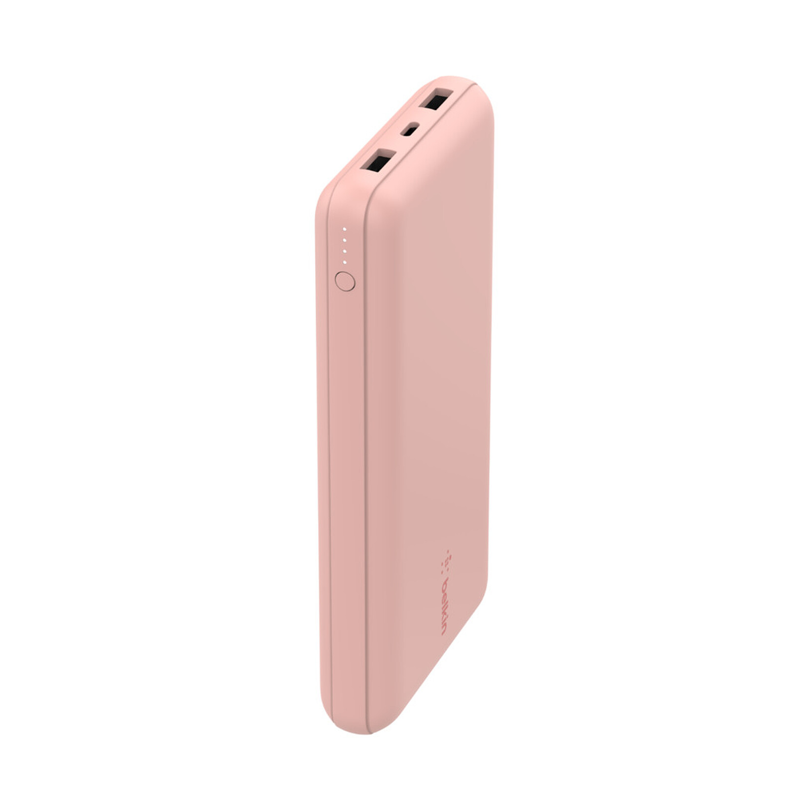 Belkin 20K Boost Charge External Battery with USB-A to USB-C Cable Pink