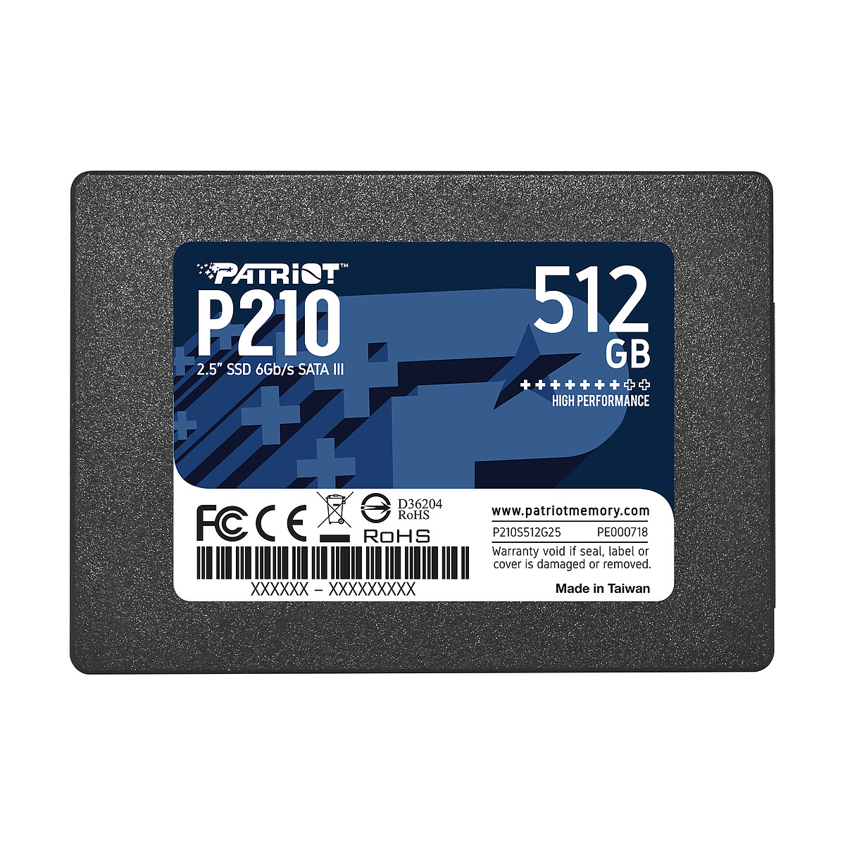 Patriot SSD P210 512 Go