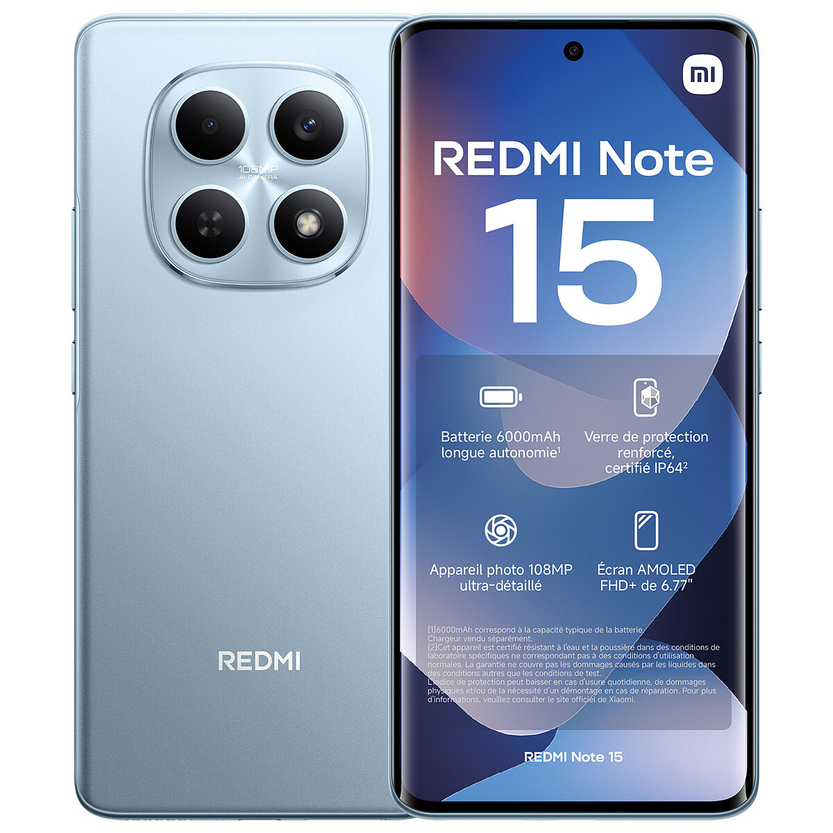 Xiaomi Redmi Note 15 4G Bleu (8 Go / 256 Go)