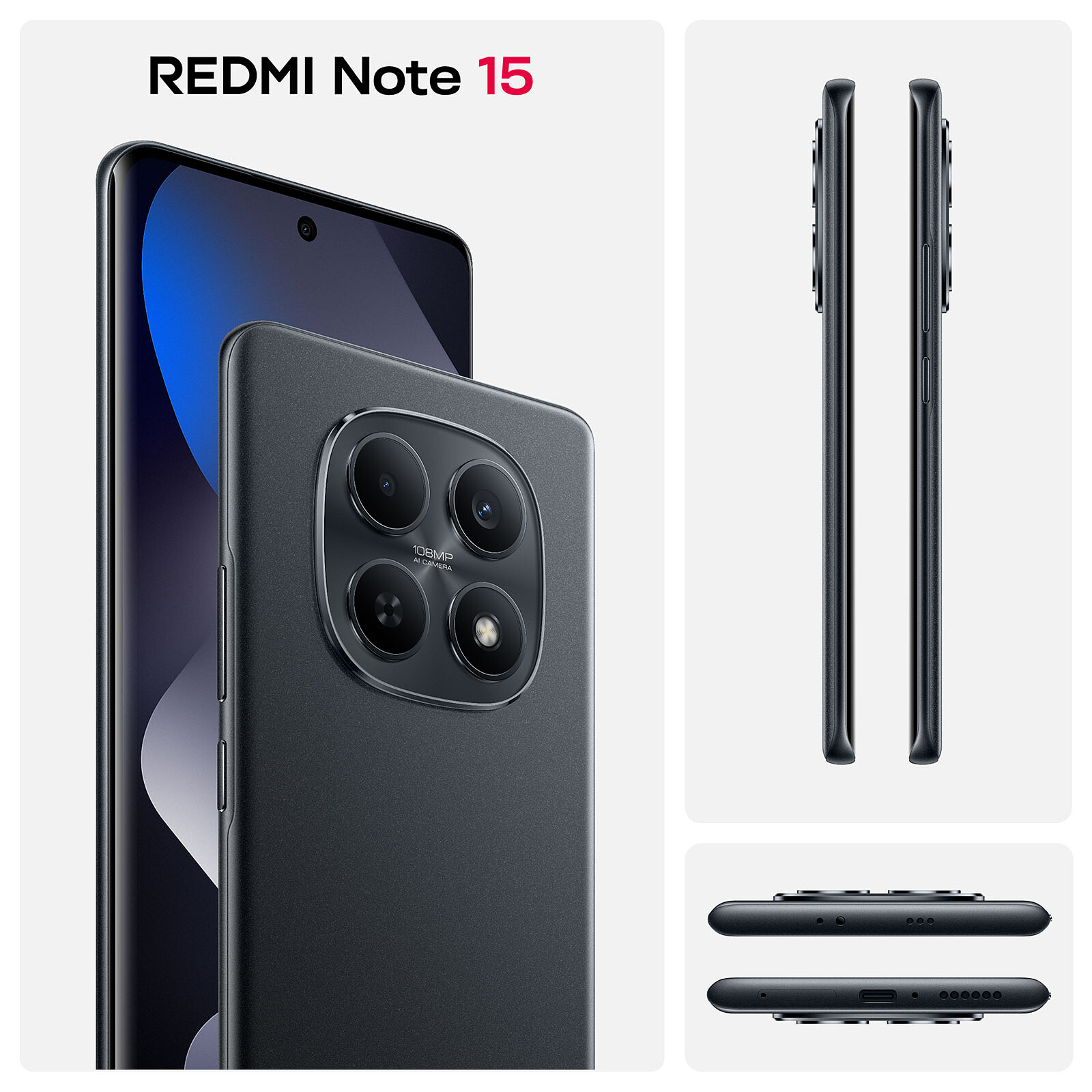 Xiaomi Redmi Note 15 4G - Black (8GB/256GB)
