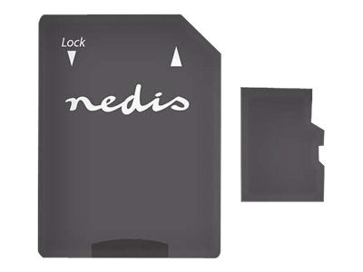 Nedis 64GB MicroSDXC Card (includes SD Adapter) - UHS-I/Class 10