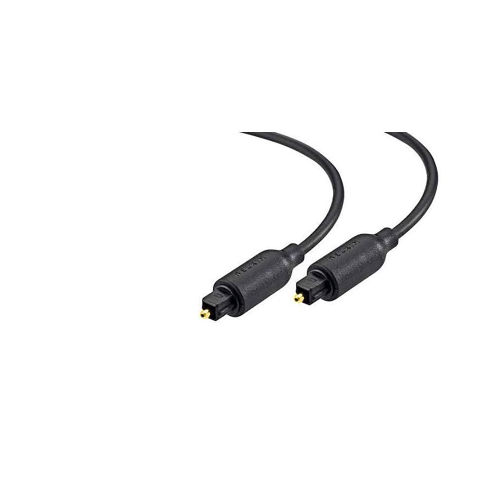 Câble audio numérique Belkin - 2 m Fibre optique TOSLINK mâle-à-mâle