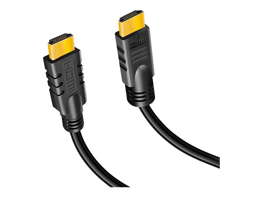 LogiLink Active HDMI High Speed Cable - 15m Black Ethernet HDMI Cable