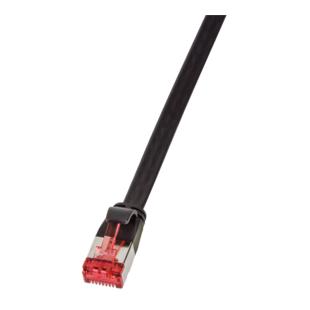 LogiLink Cat6 Network Cable, 0.5m, Black (U/FTP STP)
