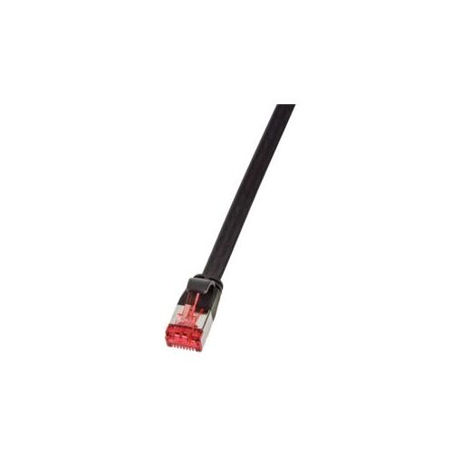 LogiLink Cat6 Network Cable, 0.5m, Black (U/FTP STP)