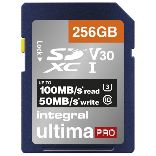 Integral UltimaPro 256GB Flash Memory Card