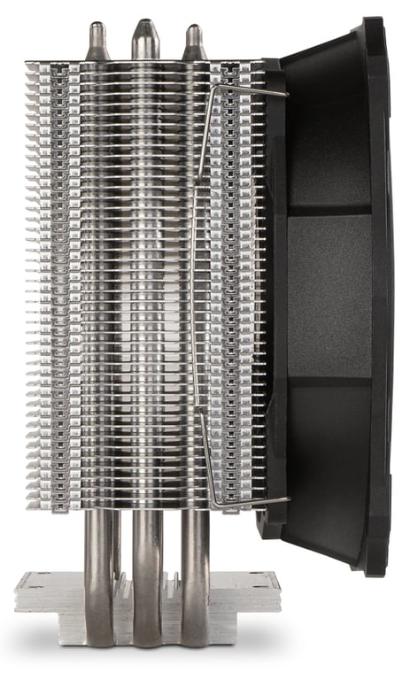 Disipador de calor NOX Hummer H-212 12 cm, Negro y Blanco