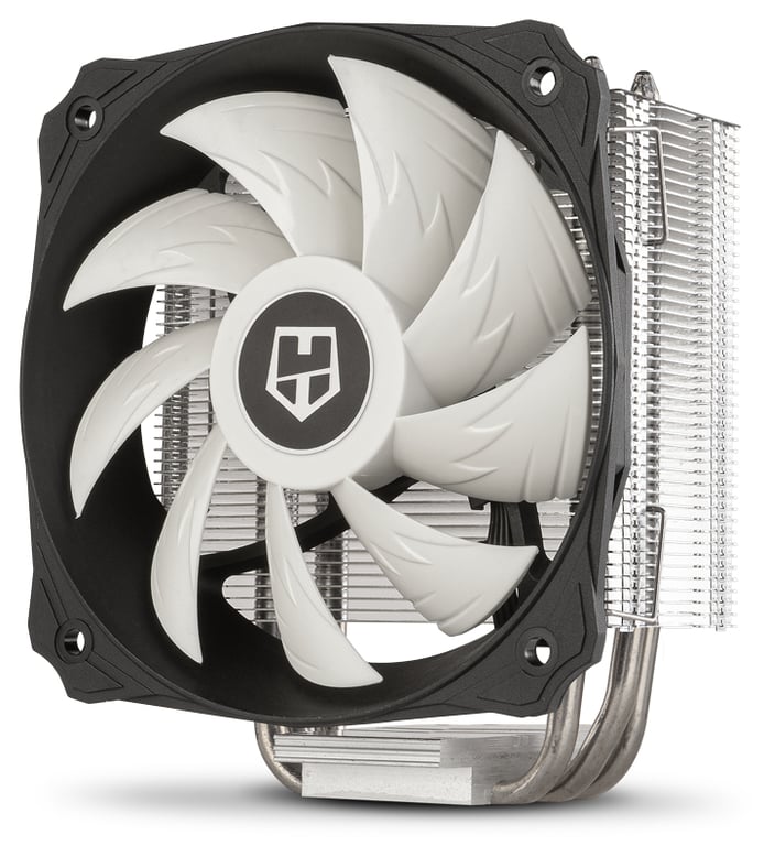 Disipador de calor NOX Hummer H-212 12 cm, Negro y Blanco