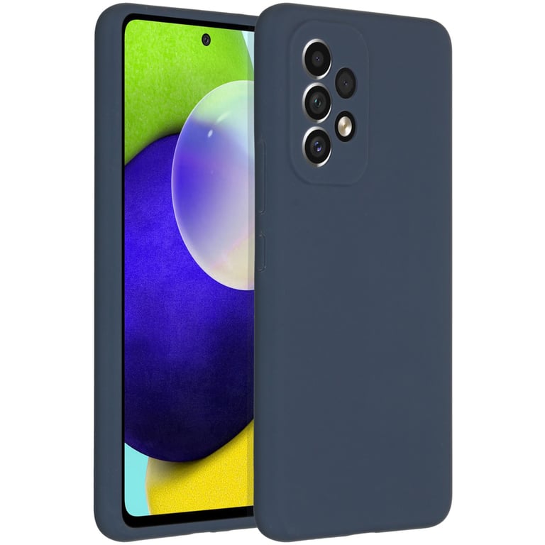 Carcasa Accezz de silicona líquida para Samsung Galaxy A53 - Azul oscuro - Nueva