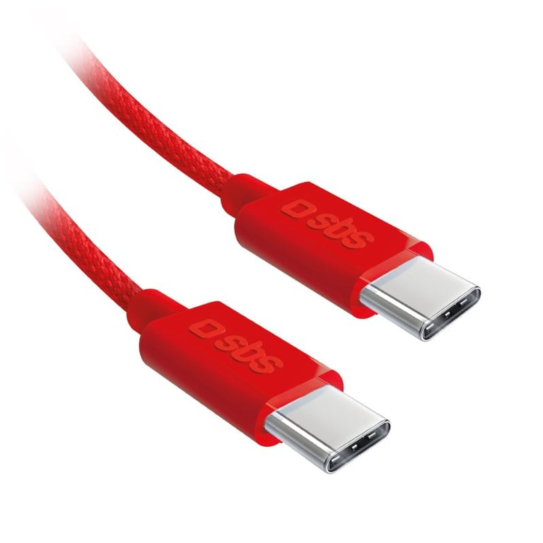 Cable USB-C SBS de 1,5 metros, Rojo