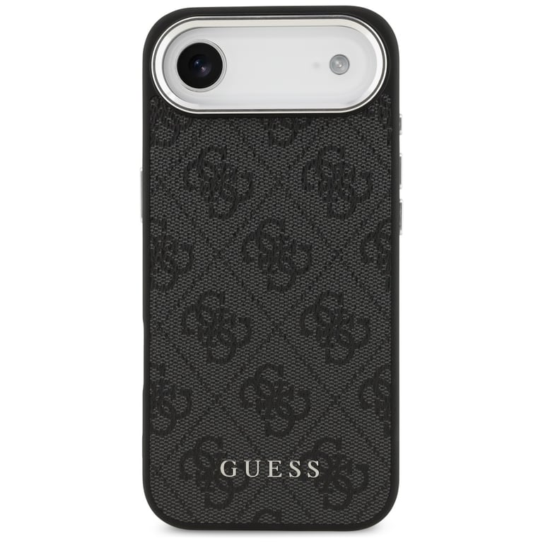 Estuche Guess Classic Logo MagSafe para iPhone Air - Negro