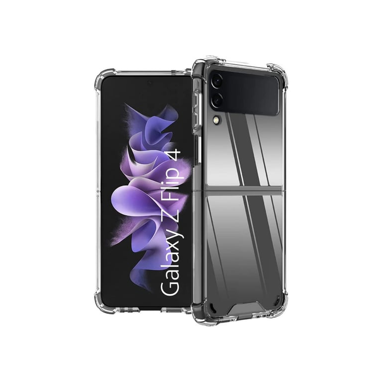 Fundas de protección reforzada Jaym para Galaxy Z Flip 7 FE - Resistencia a caídas - Protección hasta 2 metros - Transparente - Nueva