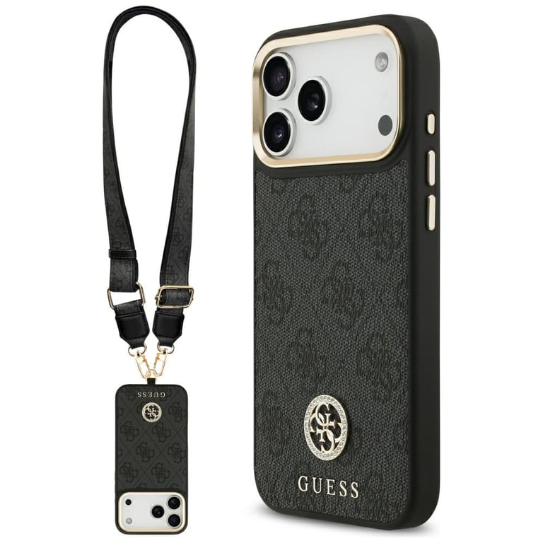 Fundas para iPhone 17 Pro Max de Guess con MagSafe, Negro