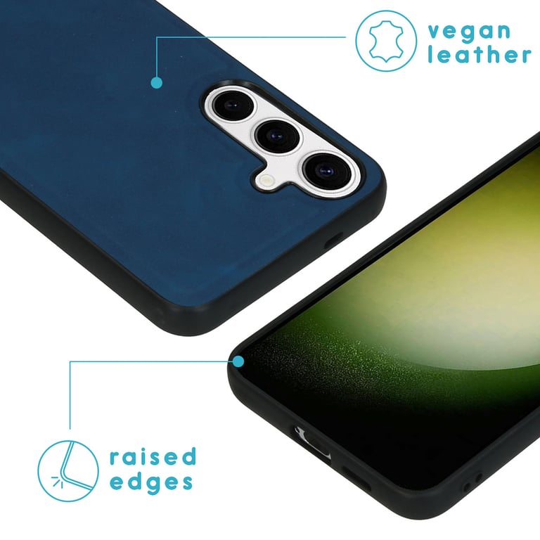 Fundas de teléfono lujo imoshion 2 en 1 desmontable para Samsung Galaxy S24 - Azul - Nuevo