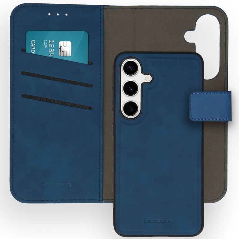 Fundas de teléfono lujo imoshion 2 en 1 desmontable para Samsung Galaxy S24 - Azul - Nuevo