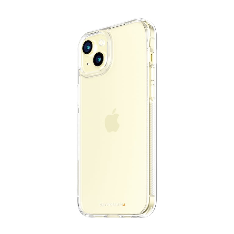 Fundas de telefonos PanzerGlass® con D3O® transparente para iPhone 15 Plus
