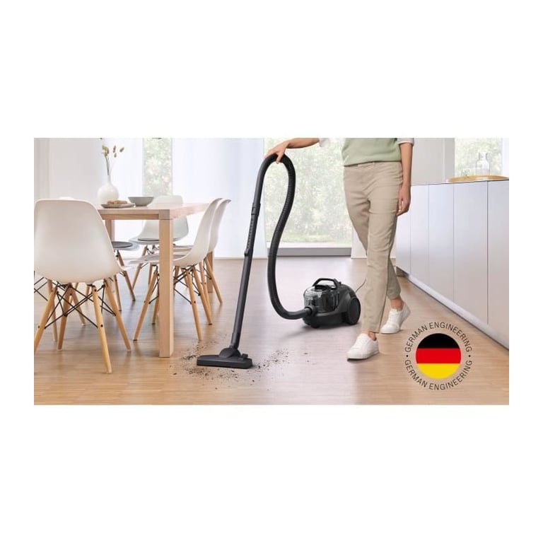 Aspiradora de mano sin bolsa Bosch BGC21X300 - 550W - 2L - 76dB - Negro - Nueva