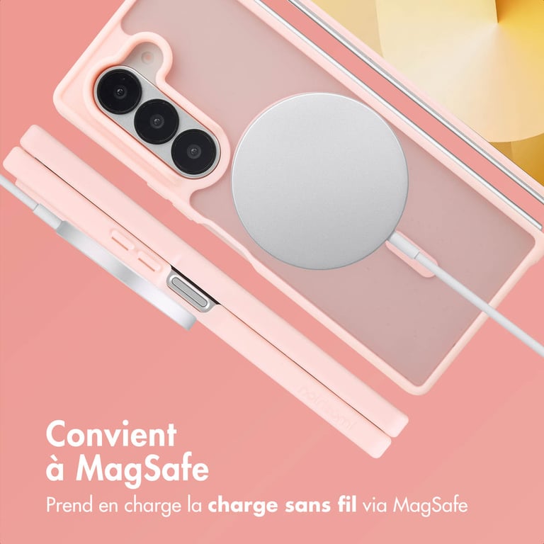 Fundas imoshion Color Guard con MagSafe para Samsung Galaxy Z Fold 6 - Rosa claro - Nuevo