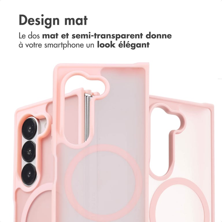 Fundas imoshion Color Guard con MagSafe para Samsung Galaxy Z Fold 6 - Rosa claro - Nuevo
