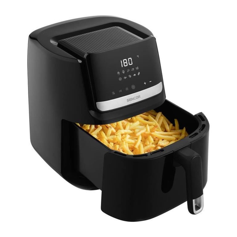 Freidora de aire Sencor SFR 6550BK - 1600W - 6,5L - Negro
