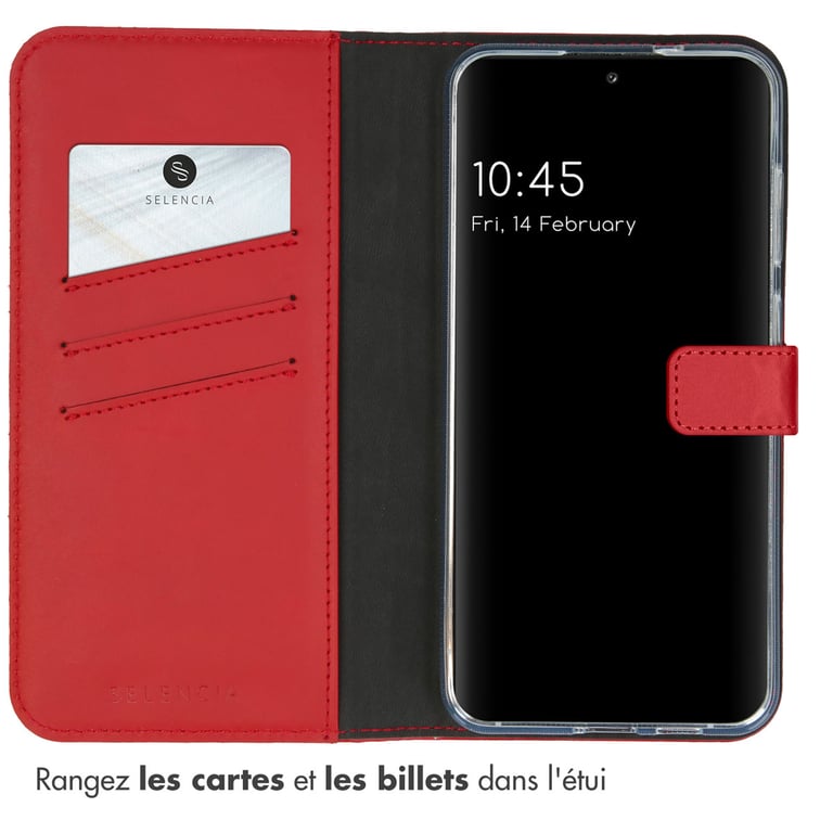 Fundas para móvil Selencia para Samsung Galaxy S24 Plus, Rojo