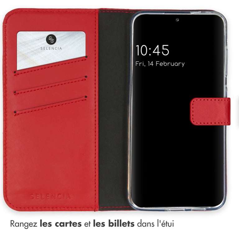 Fundas protectora roja Selencia para Samsung Galaxy S24