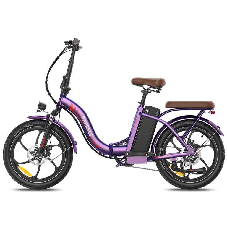 Vélo Électrique Fafrees F20+ Pro - Moteur 250W, Batterie 36V 22,5Ah, Pneus 20 Pouces, Freins à Disque Mécaniques - Violet Rose - Neuf