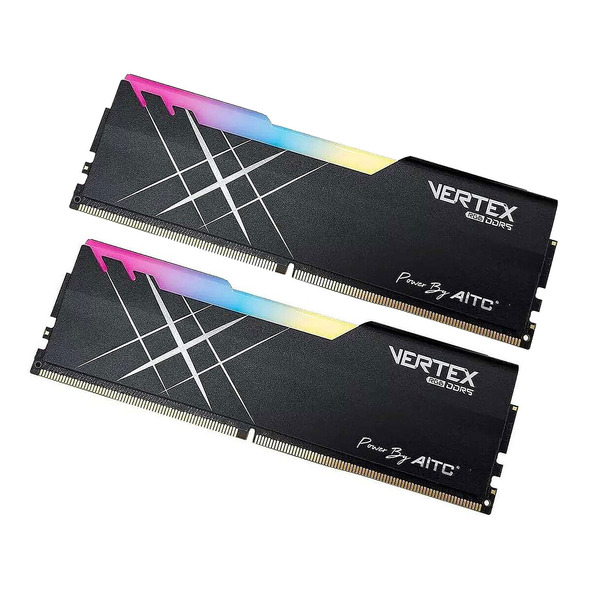Kingsman Gaming DDR5 Vertex RGB 32 Go (2x 16 Go) 6000 MHz CL38 Noir (Bulk)